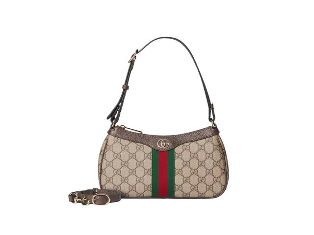 Gucci Gucci Ophidia Small Shoulder Bag Beige - view 1