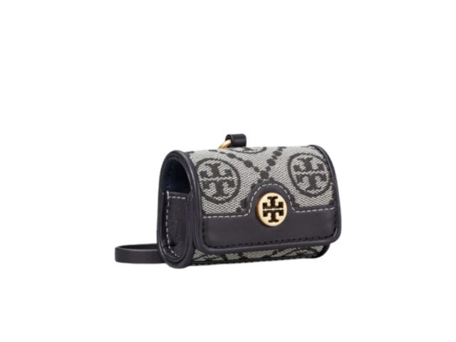 Tory Burch Tory Burch In Woven Goldfinch Jacquard With Gold Tone Brass Hardware Navy - view 1