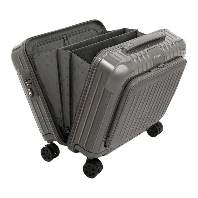 Rimowa RIMOWA ESSENTIAL SLEEVE Polycarbonate Suitcase Luggage 16 Inch Unisex Glossy Slate Gray - view 5