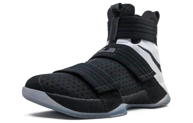 Nike Nike Zoom Soldier 10 Basketball Shoes Men Black/White - view 3