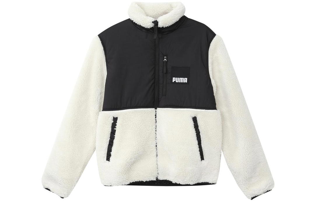 Puma Puma Velvet Jackets Men Ivory White