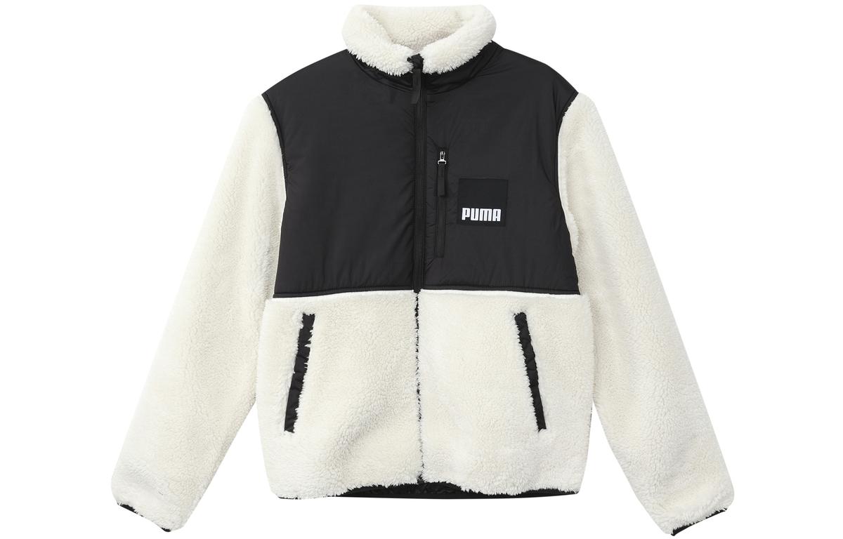 Puma Puma Velvet Jackets Men Ivory White