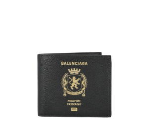 Buy Balenciaga Men's Passport Square Folded Wallet Black at Sasom – Authentic and Ready to Ship