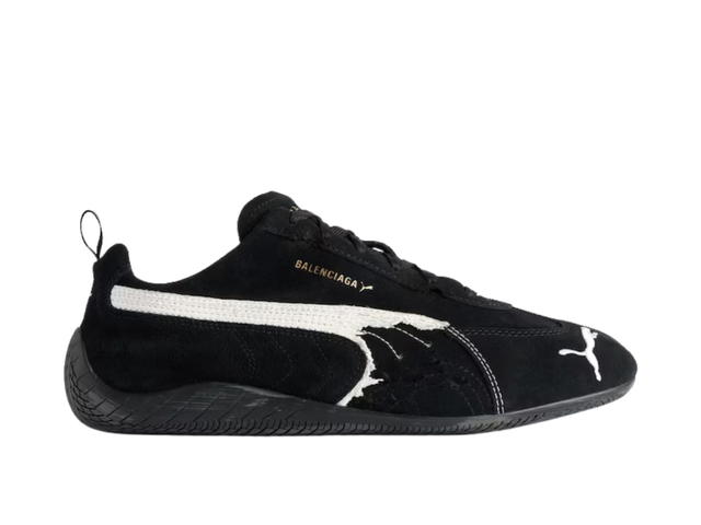 Balenciaga Balenciaga Speedcat Suede Balenciaga Black White - view 1