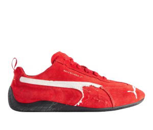 Buy Balenciaga Speedcat Suede Balenciaga Red White Black at Sasom – Authentic and Ready to Ship