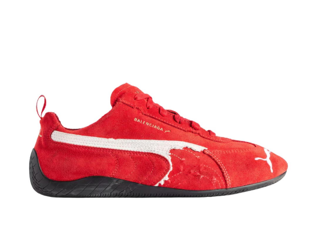 Balenciaga Balenciaga Speedcat Suede Balenciaga Red White Black