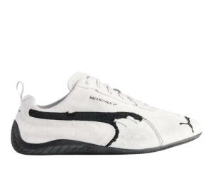 Buy Balenciaga Speedcat Suede Balenciaga White Black at Sasom – Authentic and Ready to Ship