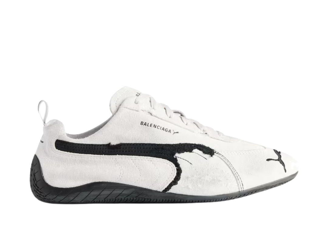 Balenciaga Balenciaga Speedcat Suede Balenciaga White Black