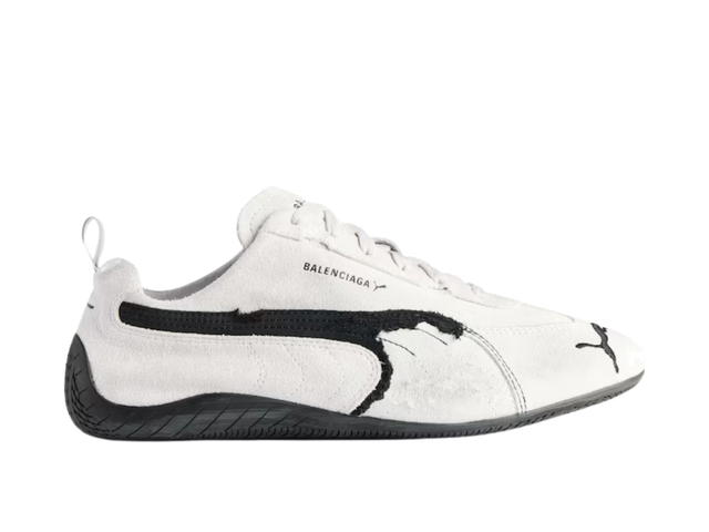 Balenciaga Balenciaga Speedcat Suede Balenciaga White Black - view 1
