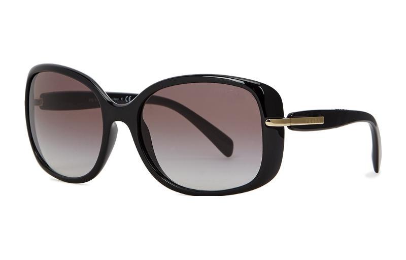 Prada Prada Acetate Butterfly Sunglasses Women's Black