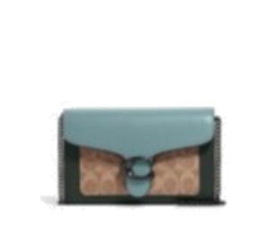 Buy Coach Tabby Chain Clutch In Colorblock Signature Canvas Tan Sage at Sasom – Authentic and Ready to Ship