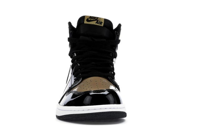 Jordan Jordan 1 Retro High NRG Patent Gold Toe - view 2