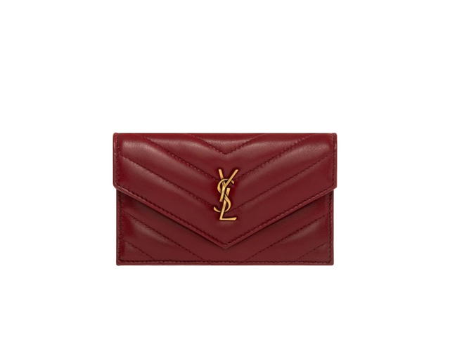 Saint Laurent Saint Laurent Flap Card Case Carmine Red - view 1