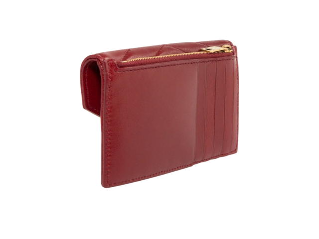 Saint Laurent Saint Laurent Flap Card Case Carmine Red - view 2