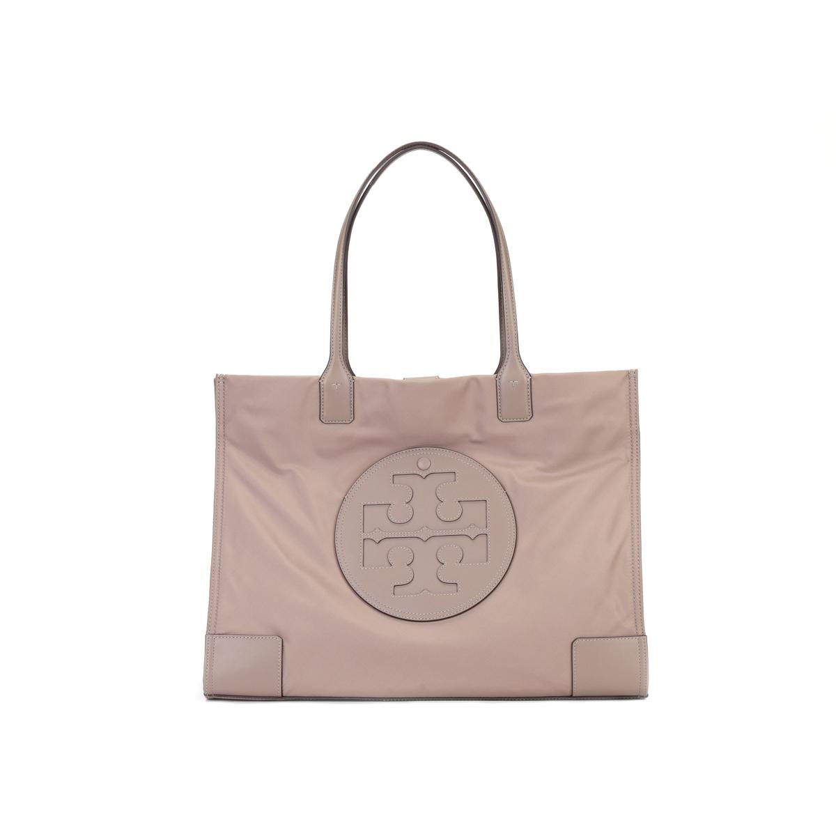 Tory Burch TORY BURCH Ella Polyamide Tote Bag Shopping Bag Handbag Shoulder Bag Women's Gray