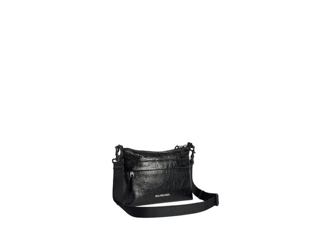 Balenciaga Balenciaga Explorer Double Pouch Messenger Bag Black - view 4