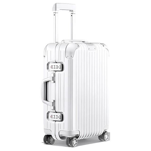 Rimowa RIMOWA HYBRID Polycarbonate Polyester Aluminum Suitcase For Checked Luggage 20 Inch Unisex White - view 4
