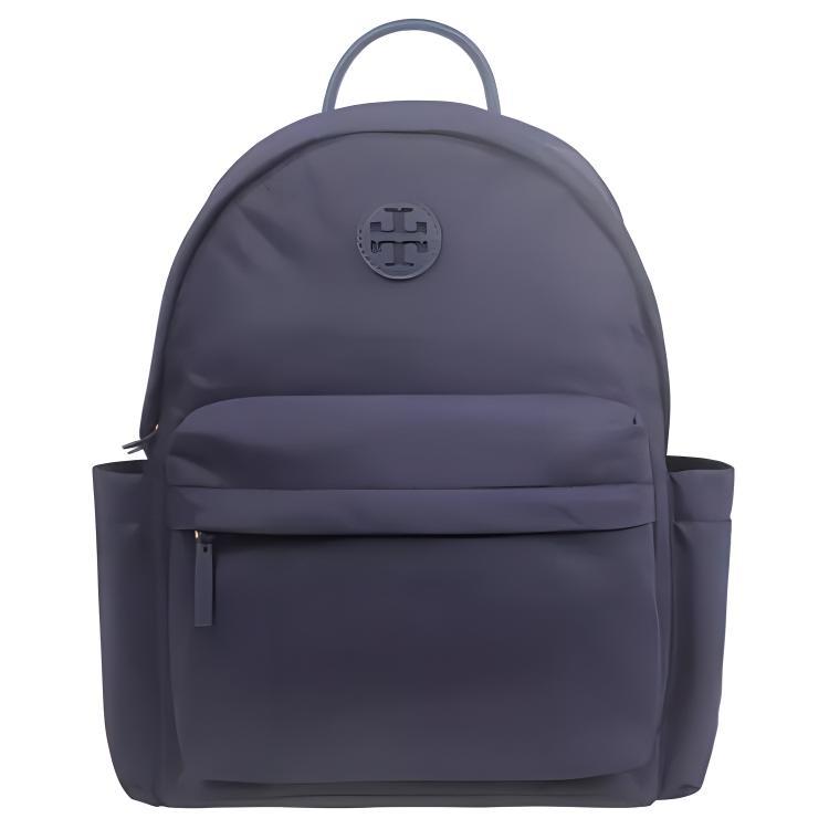 Tory Burch TORY BURCH Nylon Backpack Large Size Women's Marine Blue