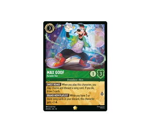 Buy Disney Lorcana Max Goof Karaoke Star L [89/204] Hyperia City (EN) at Sasom – Authentic and Ready to Ship