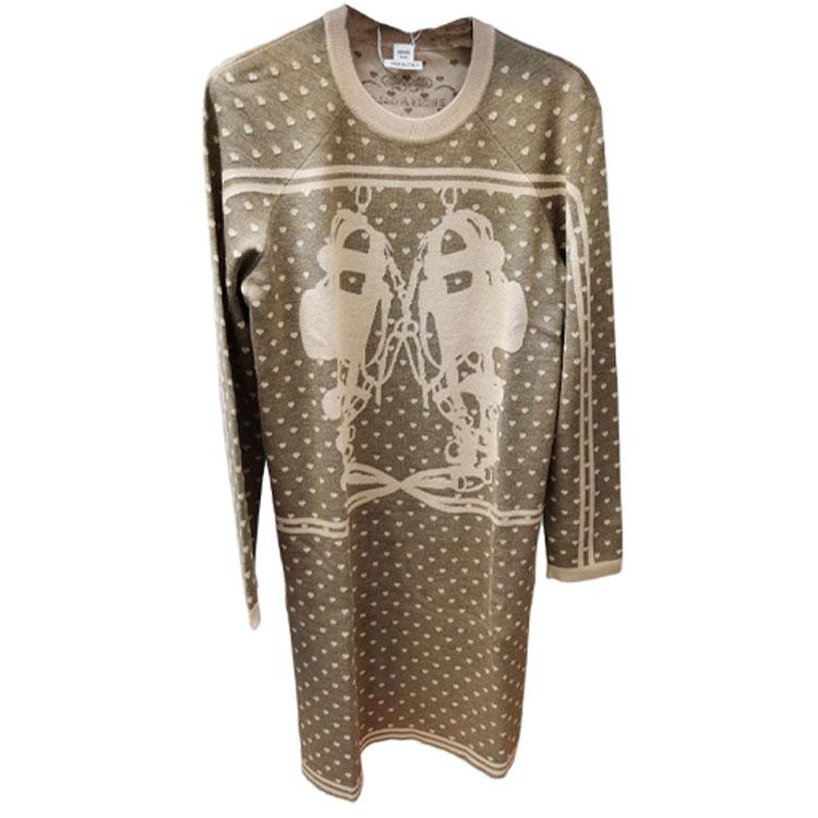 Hermes Hermes Long Sleeved Dresses Women's Brown
