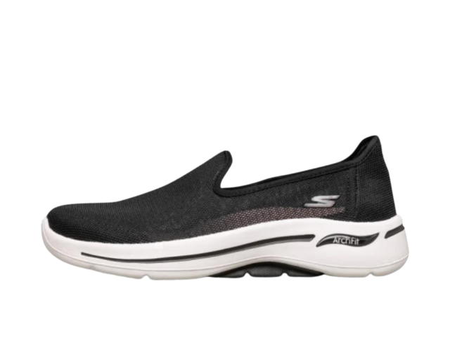 Skechers Skechers Go Walk Arch Fit Black White (Women's) - view 2