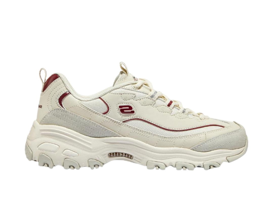 Skechers Skechers Dlites 1.0 Beige Burgundy (Women's)