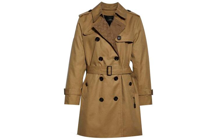 Coach Coach Trench Coat Women's Khaki