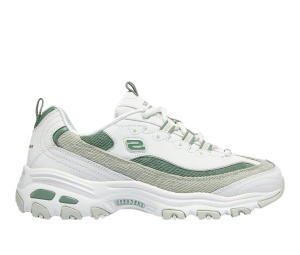 Buy Skechers Dlites 1.0 White Light Green (Women's) at Sasom – Authentic and Ready to Ship