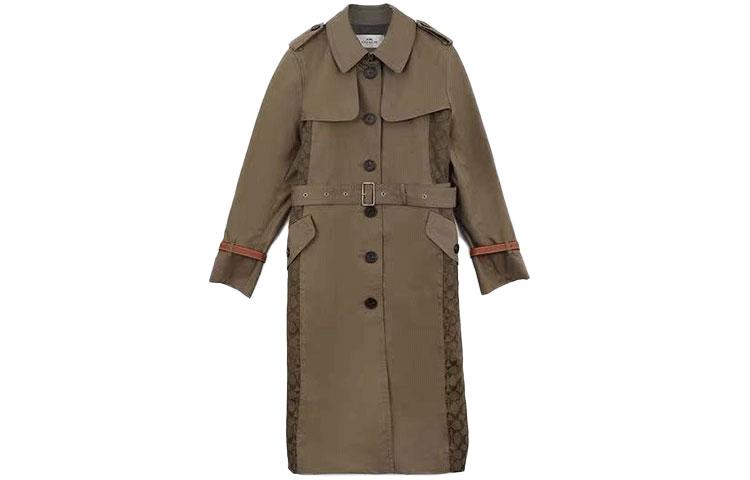 Coach Coach Trench Coat Women's Laurel Green