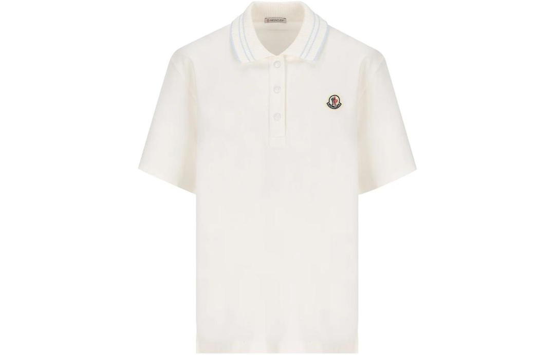Moncler Moncler Logo Patch Short-Sleeved Polo Shirt