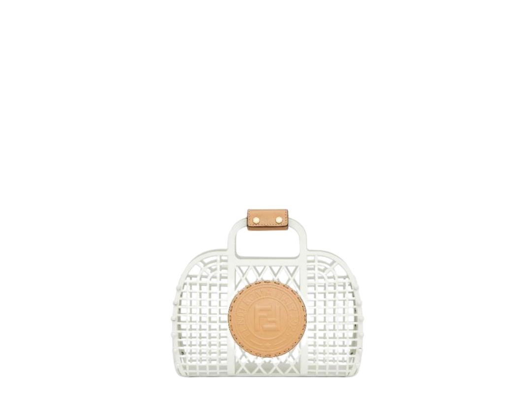 Fendi Fendi Small Fendi Basket Recycled Plastic White