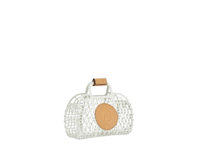 Fendi Fendi Small Fendi Basket Recycled Plastic White - view 3