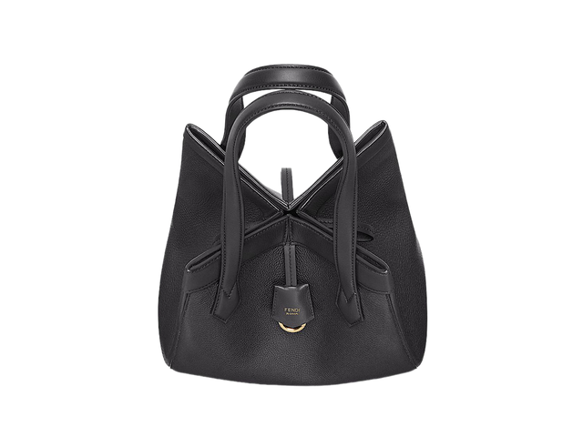 Fendi Fendi Origami Medium Tote Bagblack Calf Leather - view 4