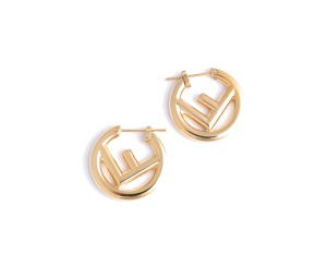 Buy Fendi F Is Fendi Earrings Gold at Sasom – Authentic and Ready to Ship