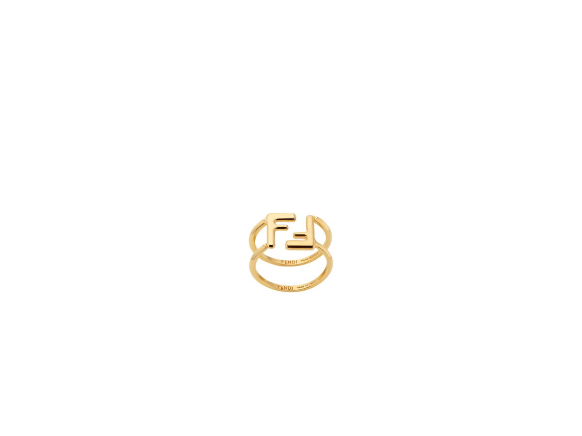 Fendi Fendi FF Rings Gold
