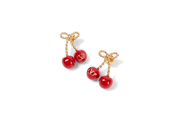 Valentino Valentino Chez Valentino Cherryfic earrings red - view 3