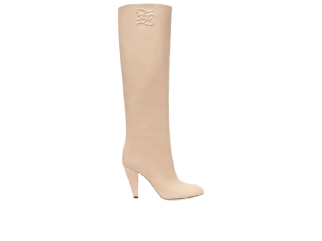 Fendi Fendi High-Heeled Boots Beige (Women's)