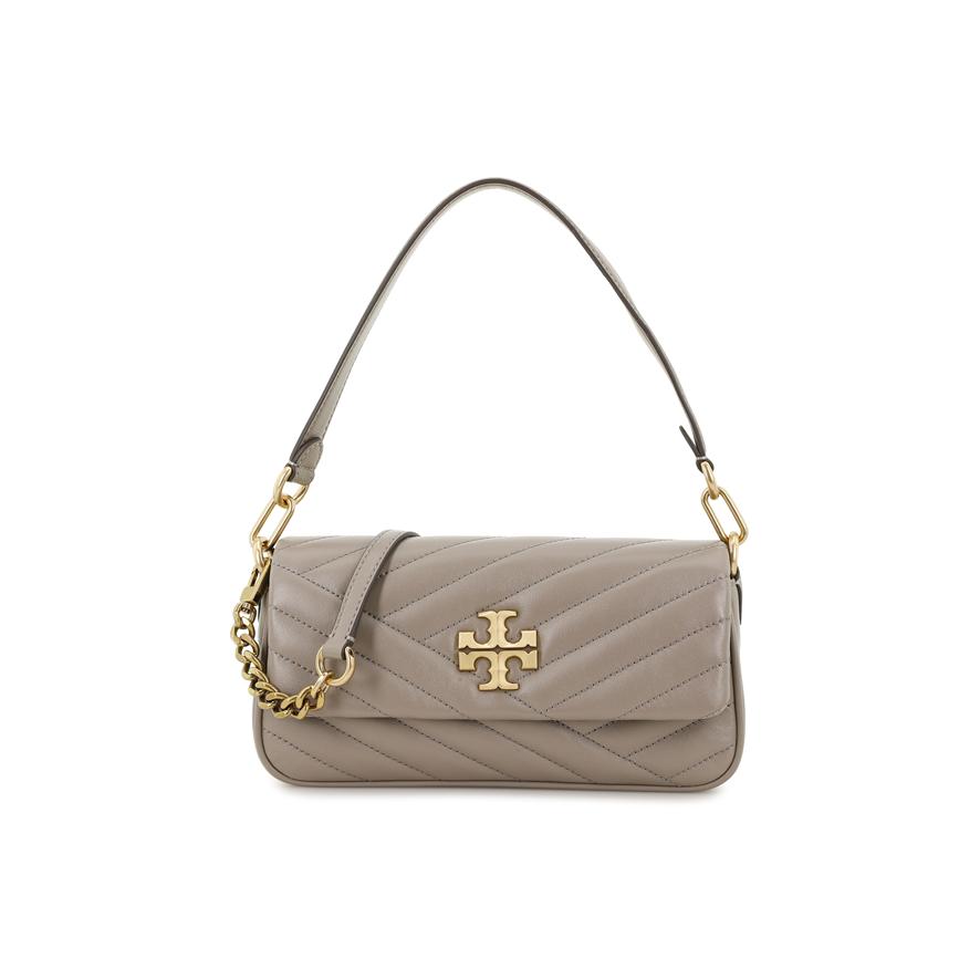 Tory Burch TORY BURCH Kira Sheepskin Leather Handbag Crossbody Bag Shoulder Bag Women's Hawk Gray
