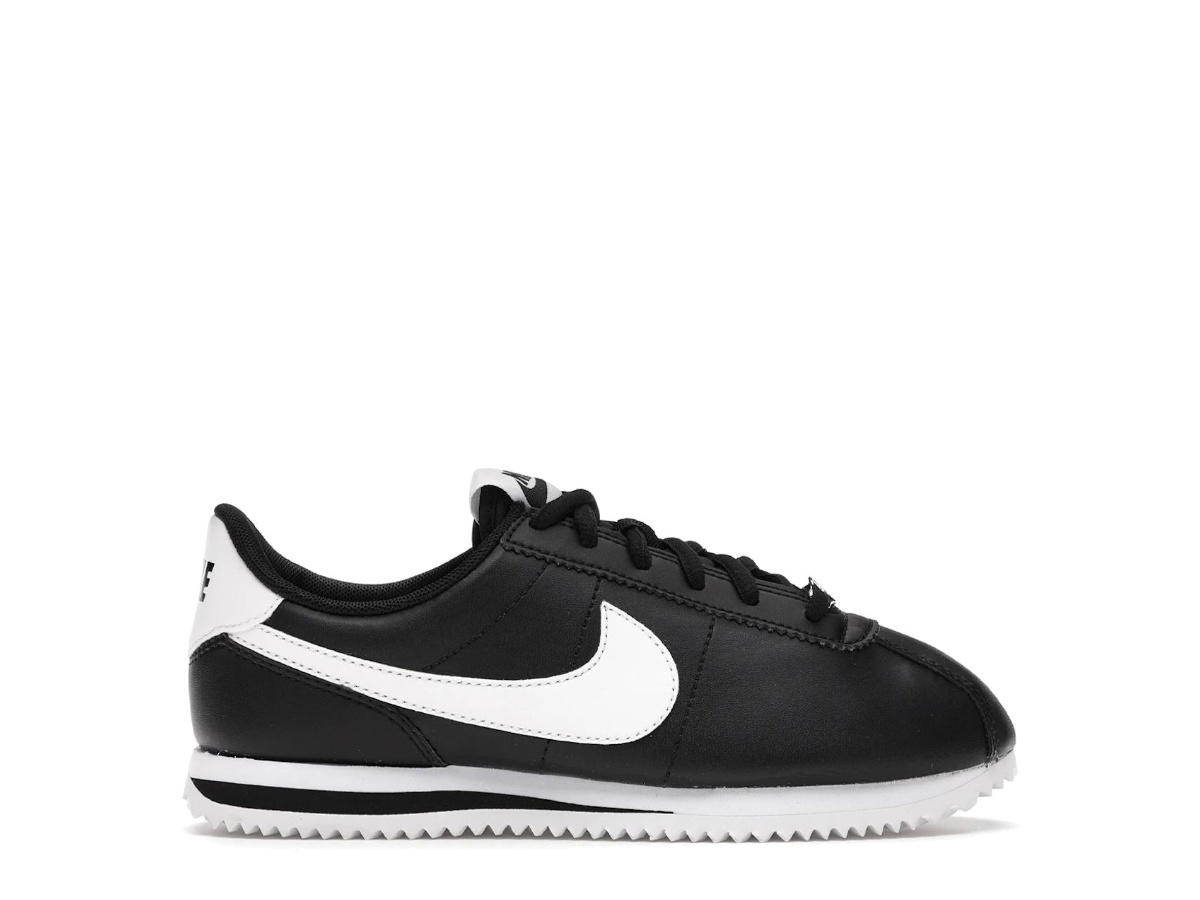 Nike Nike Cortez Basic Leather Black White (GS)