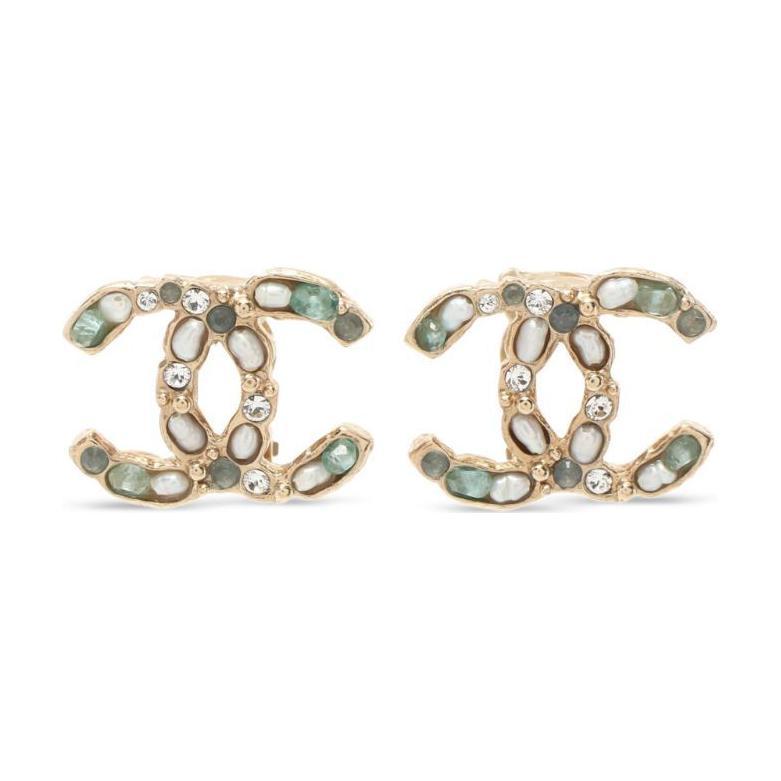 Chanel Chanel Pre-Owned 1986-1988 CC Clip-On Earrings