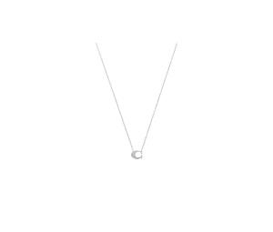 Buy Coach Pave Signature Necklace Silver at Sasom – Authentic and Ready to Ship