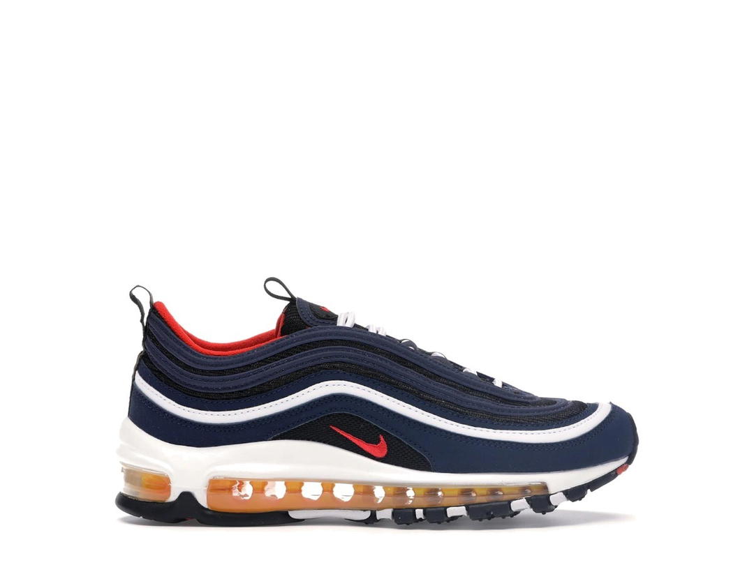 Nike Nike Air Max 97 Midnight Navy Habanero Red (GS)