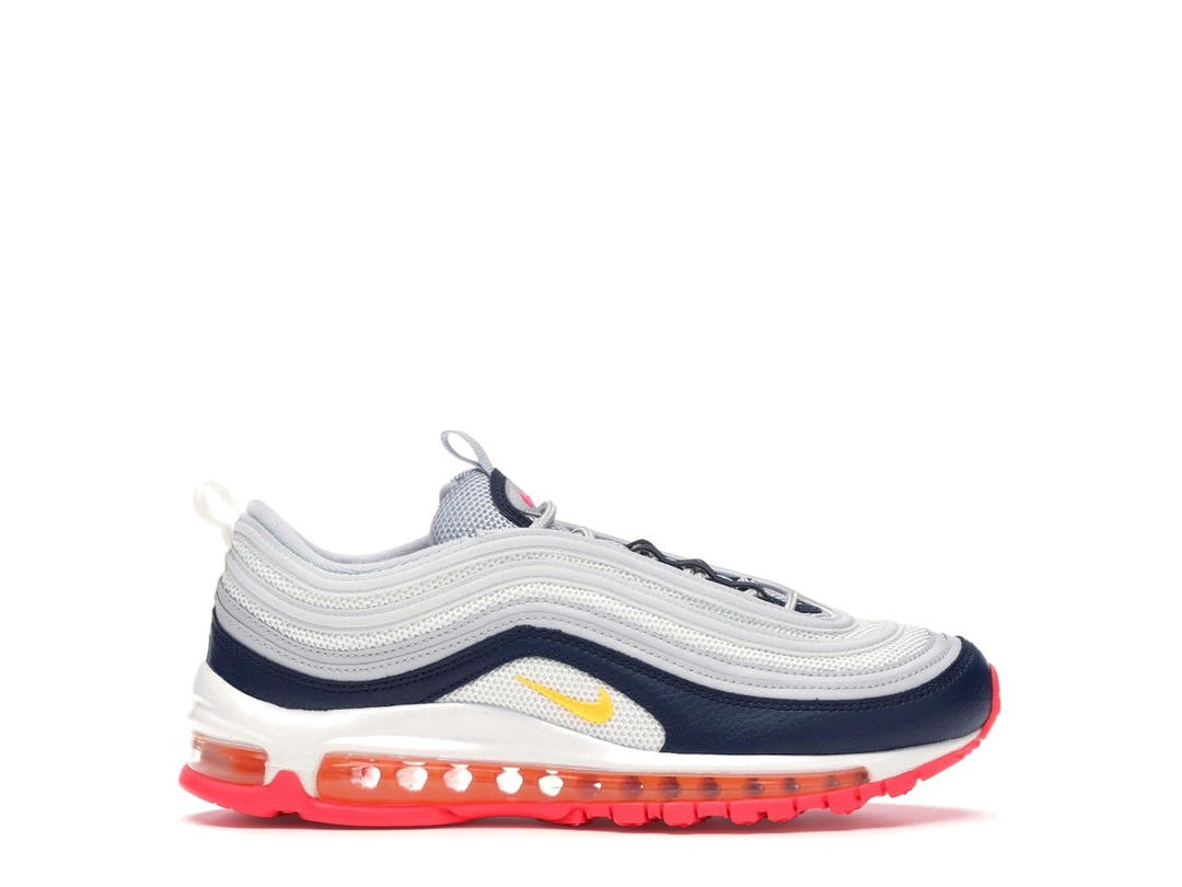 Nike Nike Air Max 97 Midnight Navy Racer Pink Laser Orange (Women's)