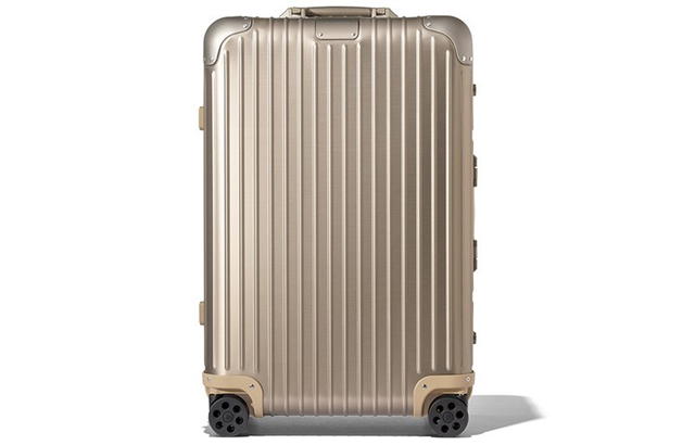 Rimowa RIMOWA ORIGINAL 26 Inches Aluminum Magnesium Alloy Travel Luggage And Checked Baggage 26 Inch Unisex Titanium Gold - view 1