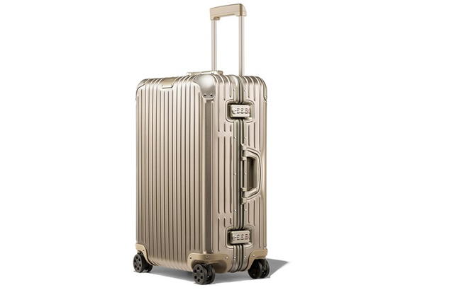 Rimowa RIMOWA ORIGINAL 26 Inches Aluminum Magnesium Alloy Travel Luggage And Checked Baggage 26 Inch Unisex Titanium Gold - view 2