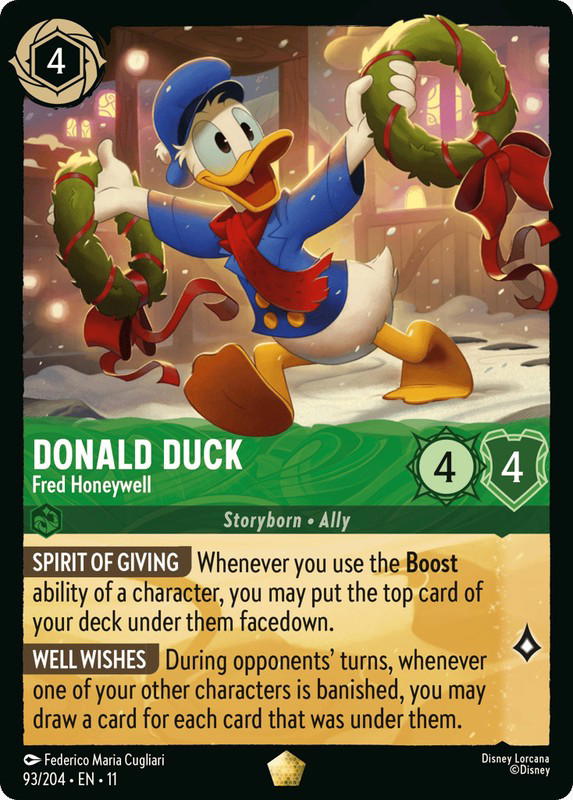 Disney Lorcana Disney Lorcana Donald Duck Fred Honeywell L [93/204] Winterspell (EN)