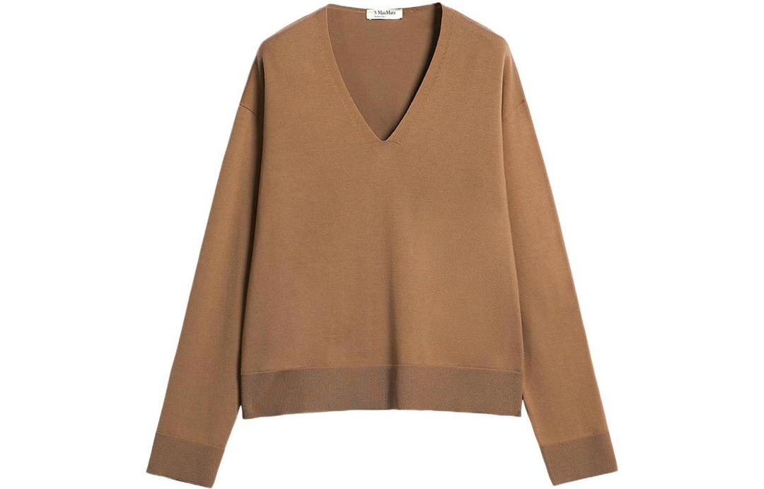 MaxMara MaxMara V-Neck Long-Sleeved Sweater