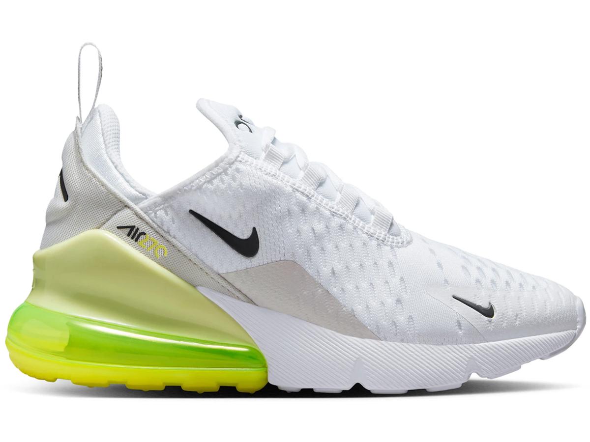Nike Nike Air Max 270 White Limelight Vast Grey Anthracite (GS)