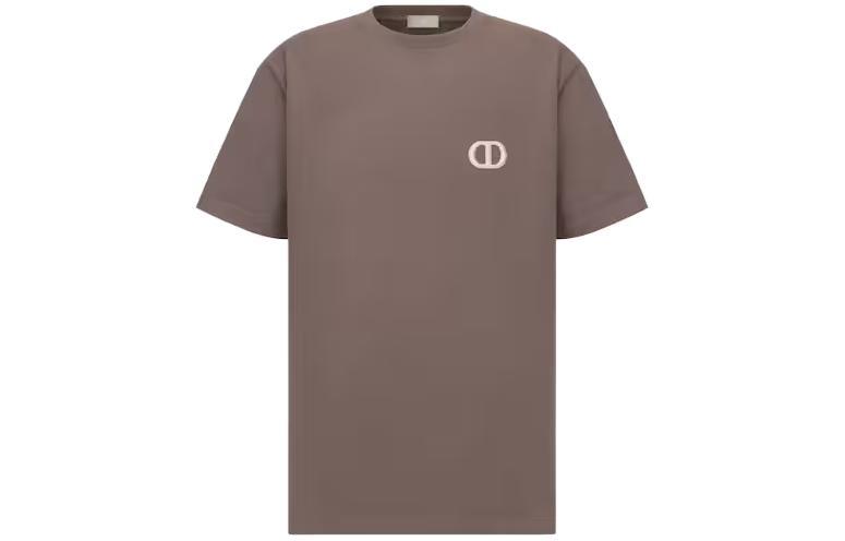 Dior Dior T Shirts Men Brown