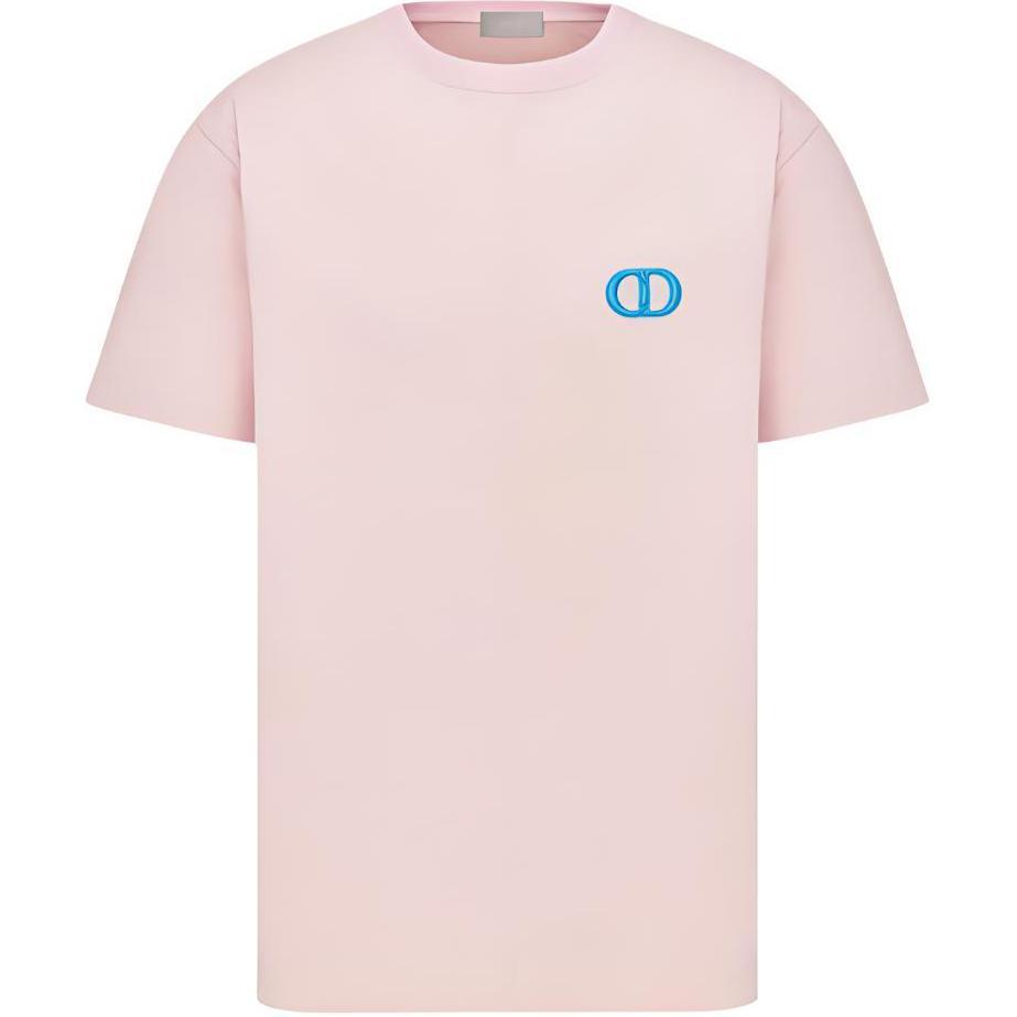 Dior Dior T Shirts Men Pink